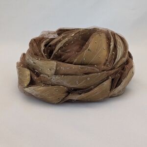 Vintage Dior Feathered Hat with Subtle Glitter